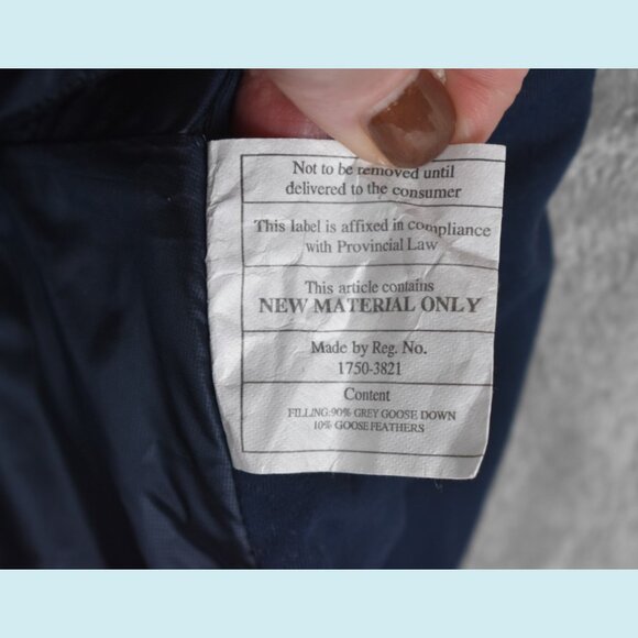 Lululemon Athletica Vest Women's 4 Blue Down For A Run Full Zip Goose Feathers - Picture 13 of 15